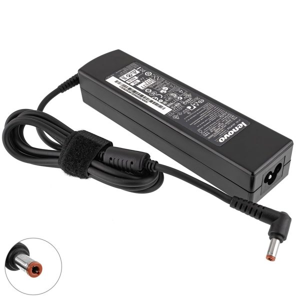 Оригінальний блок живлення для ноутбука LENOVO 20V, 4.5A, 90W, 5.5*2.5mm, Black, RECTANGULAR
