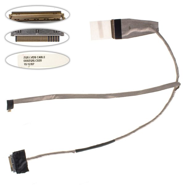Шлейф матриці для ноутбука ACER (AS: 4252, 4333, 473, EM: D442, D528, D732), LED, роз'єм під камеру (DD0ZQ5LC000)