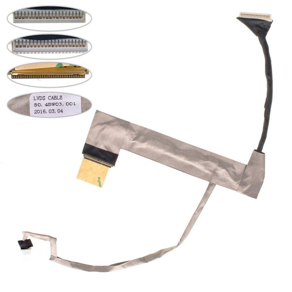 Шлейф матриці для ноутбука ACER (AS: 4332, 4732, EM: D525, D725), LED, роз'єм під камеру (50.4BW03.001)