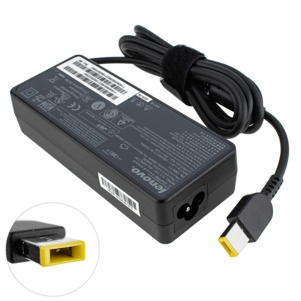 Оригінальний блок живлення для ноутбука LENOVO 20V, 4.5A, 90W, USB+pin (Square 5 Pin DC Plug), black (ADLX90NLC3A) (без кабеля!)