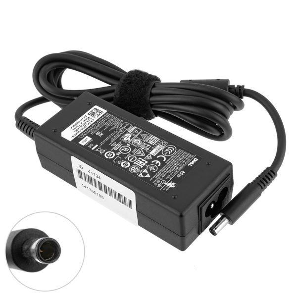 Оригінальний блок живлення для ноутбука DELL 19.5V, 2.315A, 45W, 4.5*3.0-PIN, black, RECTANGULAR