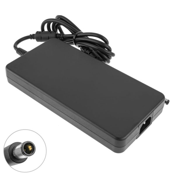 Оригінальний блок живлення для ноутбука DELL 19.5V, 12.3A, 240W, 7.4*5.0-PIN, SLIM, Black, RECTANGULAR