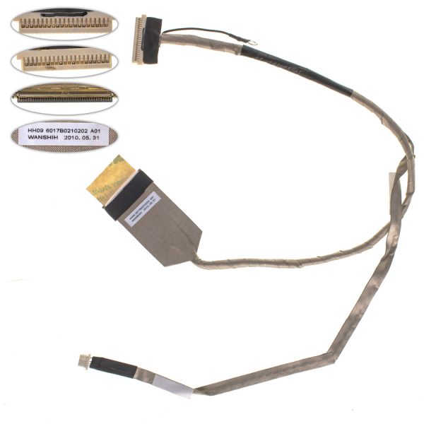 Шлейф матриці для ноутбука HP (4310s, 4311s), LED, роз'єм під камеру (6017B0210202)