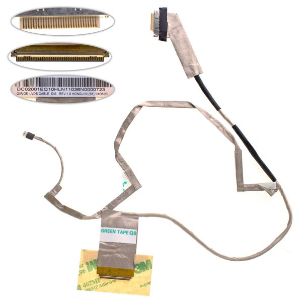 Шлейф матриці для ноутбука LENOVO (G480, G485), LED, роз'єм під камеру (MB: DIS) (90200463)