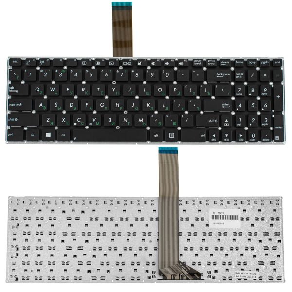 Клавіатура для ноутбука ASUS (A56, K56, S56, S505, S550, R505) rus, black, без фрейма