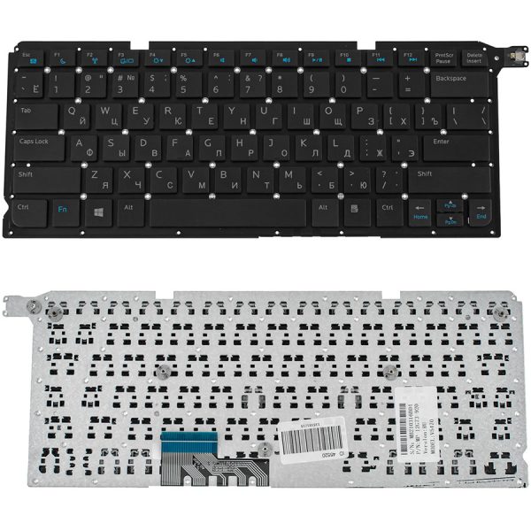 Клавіатура для ноутбука DELL (Vostro: 5470) rus, black, без фрейма