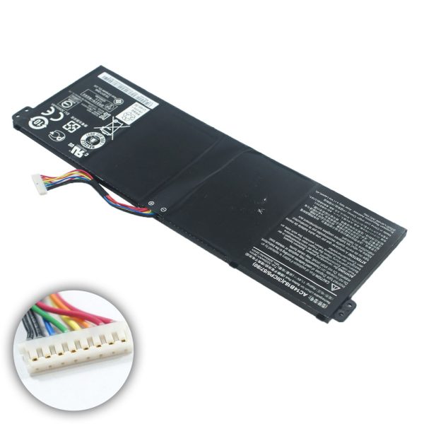 Оригінальна батарея для ноутбука ACER AC14B18J (Aspire: ES1-511, ES1-512, ES1-523, ES1-524, ES1-533) 11.4V 3220mAh Black
