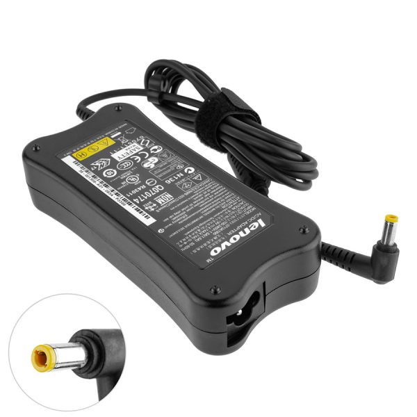 Оригінальний блок живлення для ноутбука LENOVO 19V, 4.74A, 90W, 5.5*2.5mm, Black, BONE SHAPE