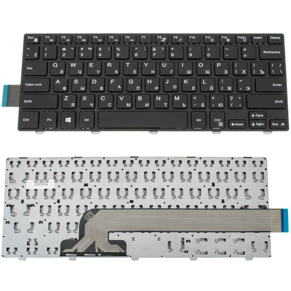 Клавіатура для ноутбука DELL (Vostro: 3458, 3459, Latitude: 3450) rus, black
