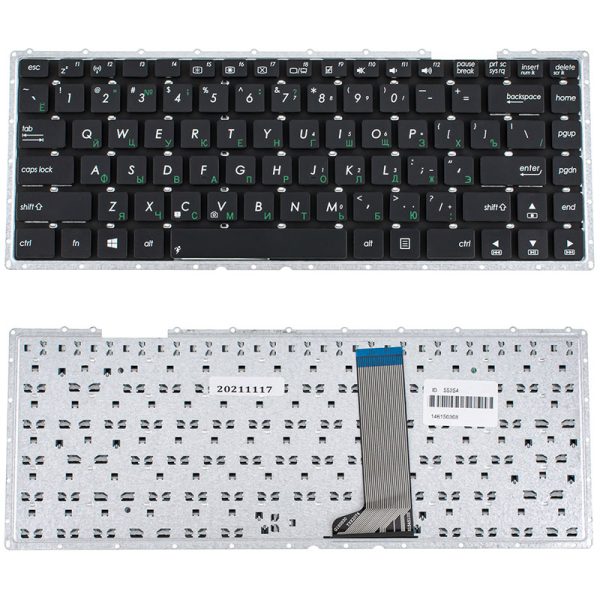 Клавіатура для ноутбука ASUS (X451 series) rus, black, без фрейма