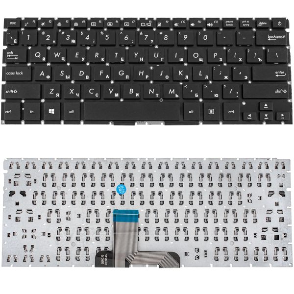 Клавіатура для ноутбука ASUS (UX410 series) rus, black, без фрейма
