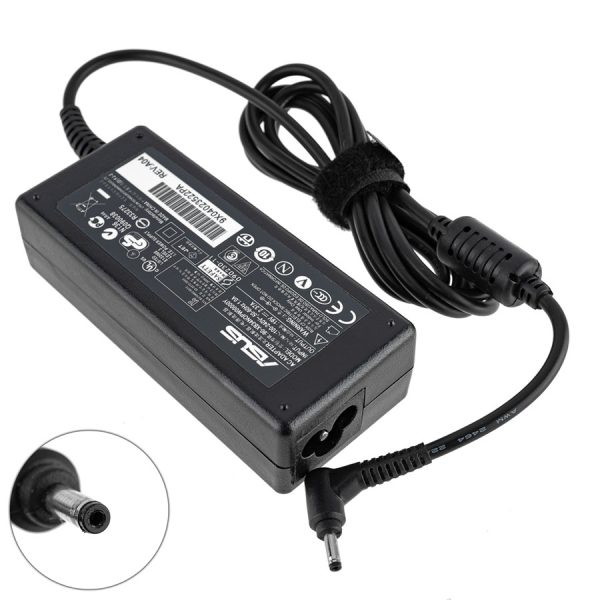 Блок живлення для ноутбука ASUS 19V, 2.37A, 45W, 3.0*1.0мм, black, L-подібний роз'єм, для ASUS Zenbook UX31E, RECTANGULAR
