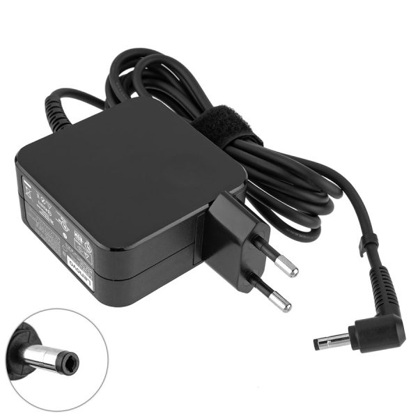 Оригінальний блок живлення для ноутбука LENOVO 20V, 2.25A, 45W, 4.0*1.7mm, Квадратний, black