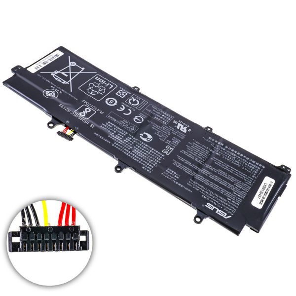 Оригінальна батарея для ноутбука ASUS C41N1712 (Zephyrus: GX501VI, GX501VIK, GX501VSK series) 15.4V 3160/3255mAh 50Wh Black