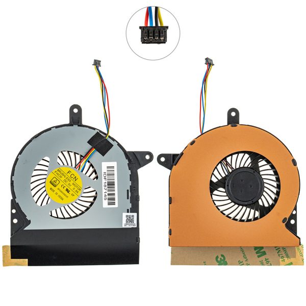 оригінальний вентилятор ноутбука для ASUS ROG G752VL (GPU FAN, ТОВЩИНА 18мм), G752VM, G752VT, G752VY (13NB09V0AM0301) (Кулер)