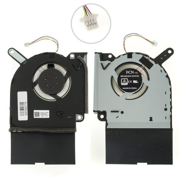 Оригінальний вентилятор для ноутбука ASUS G531GU (GPU FAN), G531GD, G531GW, G531GV, 5V !!!, 4pin (Кулер)