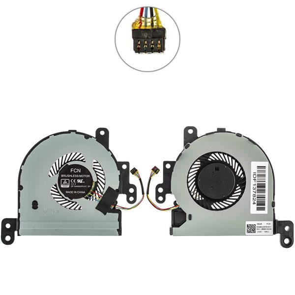 Оригінальний вентилятор для ноутбука ASUS X441SA, X441SC, X441UA, X441UV, DC5V 0.5A, 4pin (DELTA NS55B02-16A03) (Кулер)