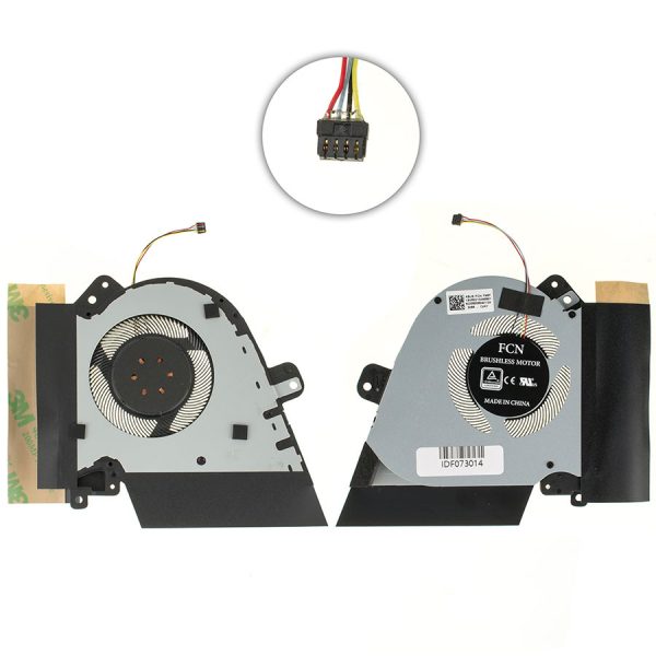 Оригінальний вентилятор для ноутбука ASUS GA502DU (GPU FAN), GX502FU, GU502DU, GU505DU, 5V !!! (13NR0210AM0901) (Кулер)