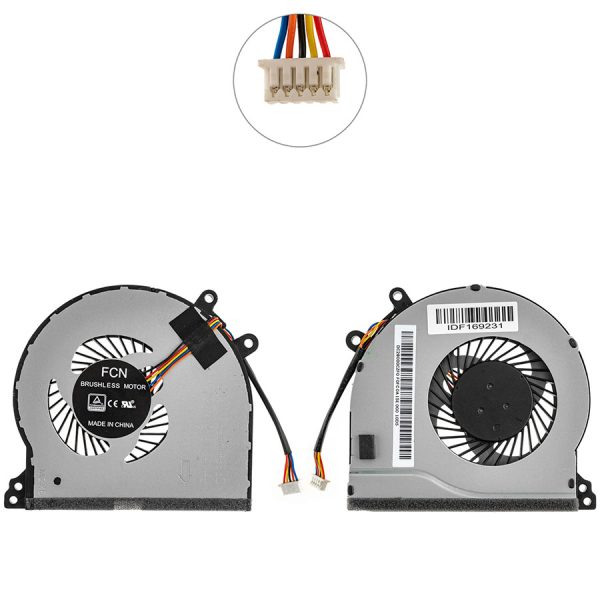 Оригінальний вентилятор для ноутбука LENOVO IdeaPad 310-15ISK, 310-15IKB, 510-15ISK, 510-15IKB, 5pin (5F10L35775)