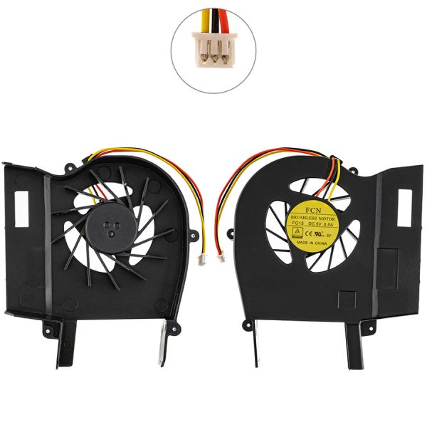 оригінальний вентилятор для ноутбука SONY VGN-CS series, PCG-3С, PCG-3E series, DC 5.0V 0.34A, 3pin (TOSHIBA DQ5D566CE01) (Кулер)