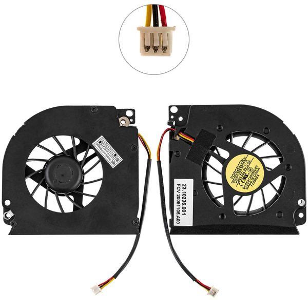 оригінальний вентилятор для ноутбука ACER ASPIRE 5910G, DC 5V 0.5A, 3 pin (FORECON DFS551305MCOT) (Кулер)
