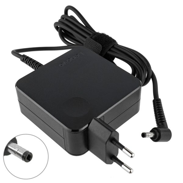 Оригінальний блок живлення для ноутбука LENOVO 20V, 3.25A, 65W, 4.0*1.7mm, Квадратний, black