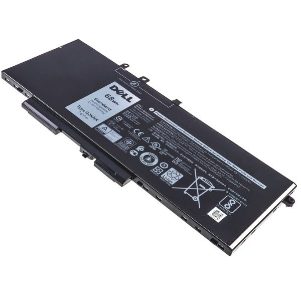 Оригінальна батарея для ноутбука DELL GJKNX (Latitude: 5480, 5580) 7.6V 8500mAh 68Wh Black