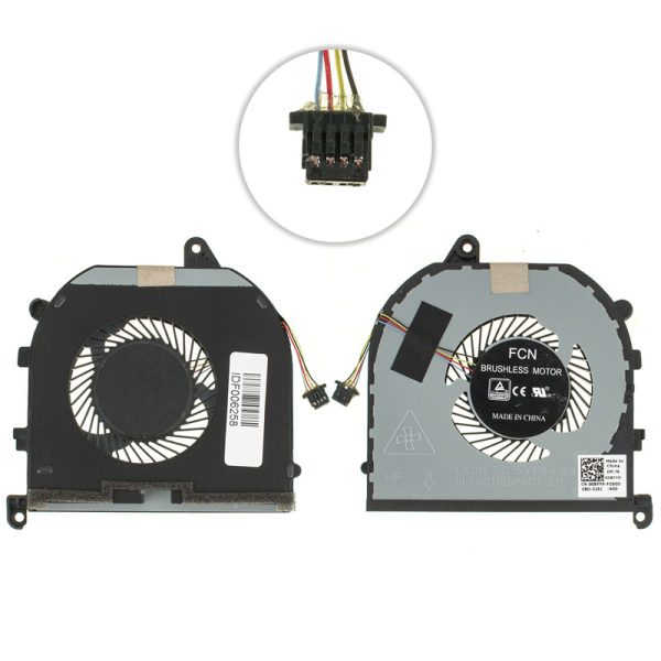 Оригінальний вентилятор для ноутбука DELL XPS 15 9570 (CPU FAN) (08YY9) (Кулер)