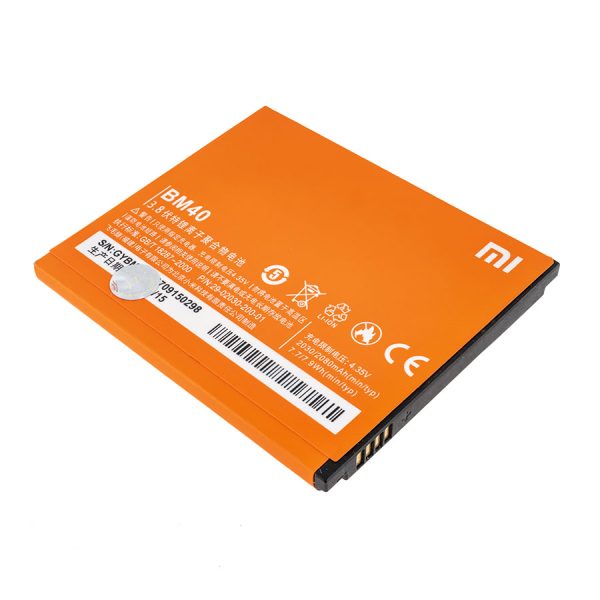 Акумулятор (батарея) для смартфона (телефону) Xiaomi Mi 2A, BM40, 3.8V 2030mAh 7.9Wh (China Original)