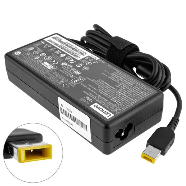 Оригінальний блок живлення для ноутбука LENOVO 20V, 6.75A, 135W, USB+pin (Square 5 Pin DC Plug), black, RECTANGULAR