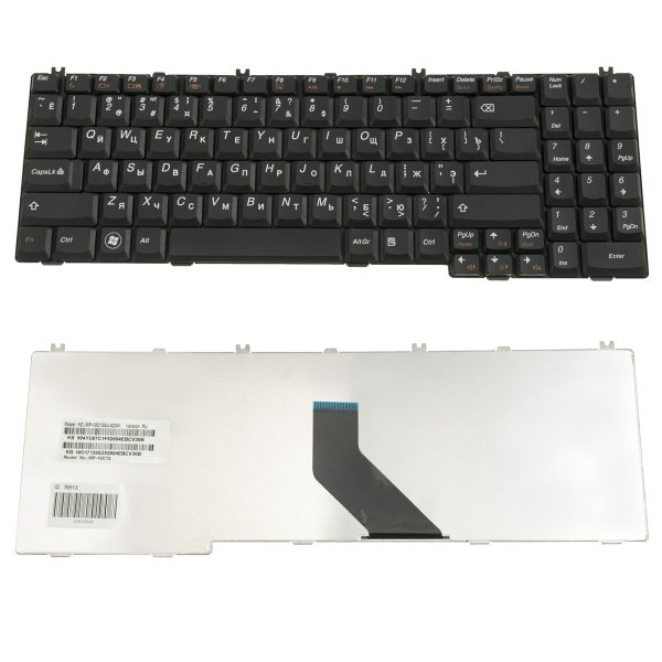 Клавіатура для ноутбука LENOVO (G550, G555, B550, B560, V560) rus, black (оригінал)