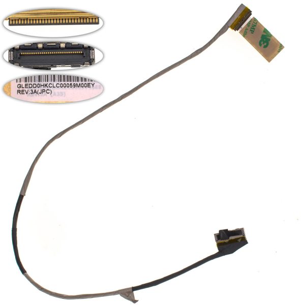 Шлейф матриці для ноутбука SONY (Vaio: SVF143, SVF143100C, SVF143A1YT, SVF143A1QT) 30pin, eDP (dd0hkcLC000)