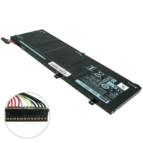 Оригінальна батарея для ноутбука DELL RRCGW (XPS 15 9550 (ВЕРСІЯ 3), Precision 5510) 11.4V 4865mAh 56Wh Black