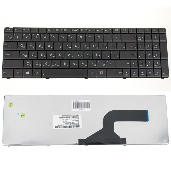 Клавіатура для ноутбука ASUS (A52, K52, X54, N53, N61, N73, N90, P53, X54, X55, X61), rus, black (N53) (оригінал)
