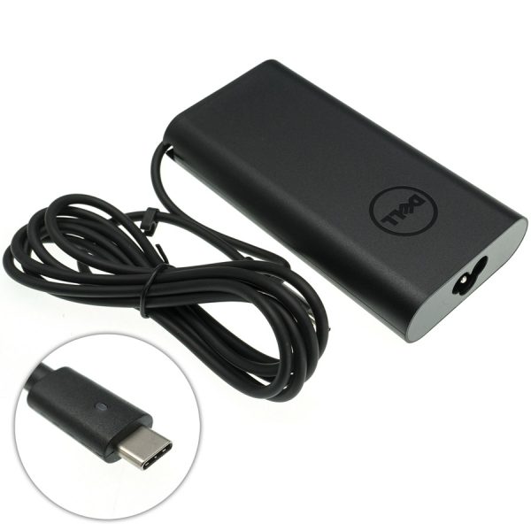 Оригінальний блок живлення для ноутбука DELL TYPE-C 90W, Black, OVALE