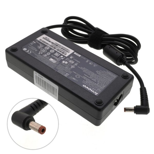 Оригінальний блок живлення для ноутбука LENOVO 20V, 8.5A, 170W, 5.5*2.5мм, 3 hole, L-подібний роз'єм, black (без кабелю!)