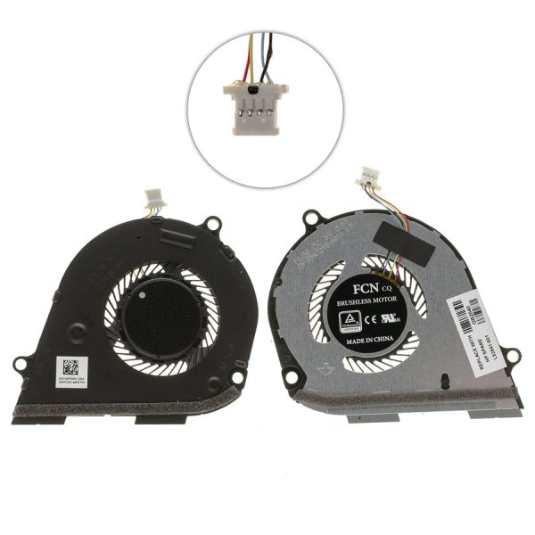 Оригінальний вентилятор для ноутбука HP Envy x360 15-DS (CPU FAN), 15-DR, 15M-DS, DC 5V 0.5A, 4pin (L53541-001) (Кулер)