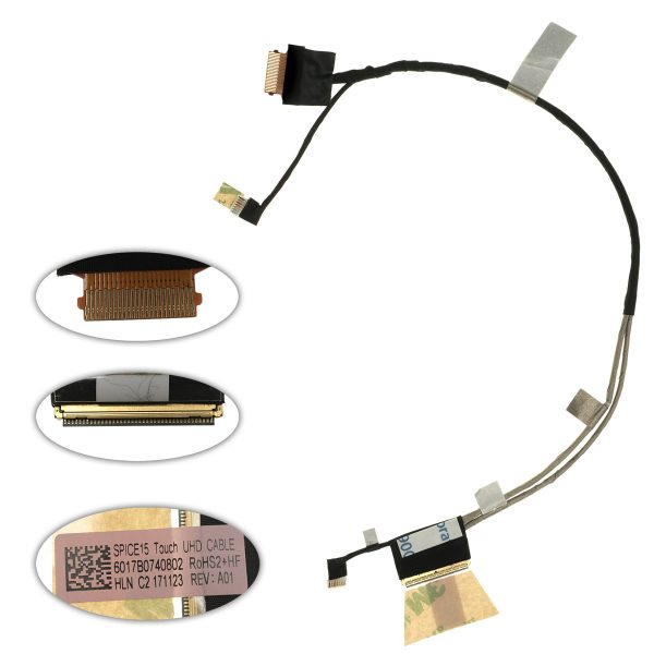 Шлейф матриці для ноутбука HP (Envy 15-AS), 40pin with touch (6017b0740802)