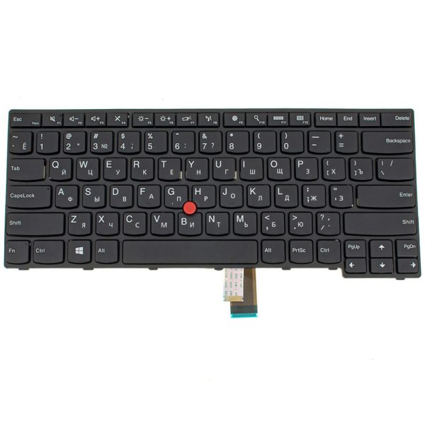 Клавіатура для ноутбука LENOVO (ThinkPad: E450, E450c, E455 series) rus, black (оригінал)