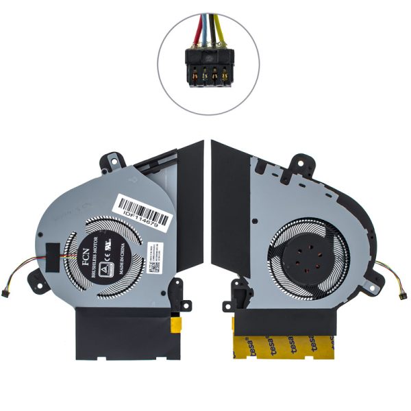 Оригінальний вентилятор для ноутбука ASUS ROG Zephyrus S GX502LWS (CPU FAN), GX502LXS 12V !!! (13NR02U0T02011) (Кулер)