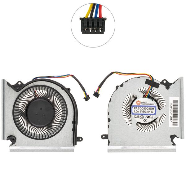 Оригінальний вентилятор для ноутбука MSI GE66, GL66, GP66, MS-1541, MS-1542 (CPU+VGA FAN) (Кулер)