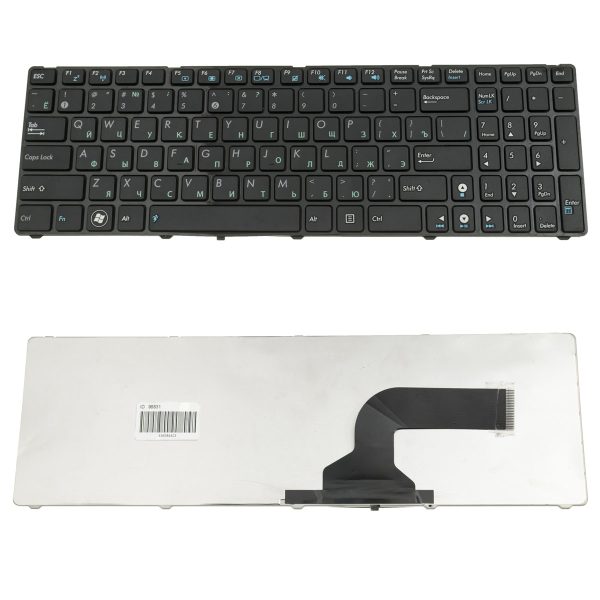 Клавіатура для ноутбука ASUS (A52, K52, X54, N53, N61, N73, N90, P53, X54, X55, X61), rus, black (K52 version) (оригінал)