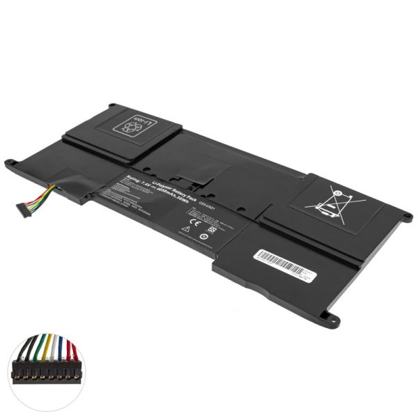Батарея для ноутбука ASUS C23-UX21 (Zenbook: UX21A, UX21E) 7.4V 4050mAh Black