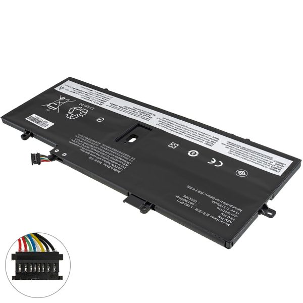 Батарея для ноутбука LENOVO L18C4P71 (ThinkPad X1 Carbon 7th Gen, X1 Yoga 5th Gen) 15.4V 3100mAh Black