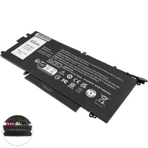 Батарея для ноутбука DELL 71TG4 (Latitude: 5289, 7390) 11.4V, 3600mAh, Black