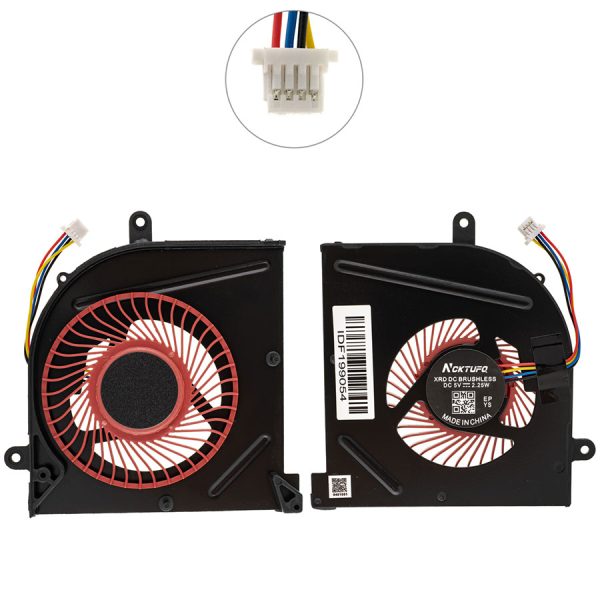 Вентилятор для ноутбука MSI NB Stealth Pro GS63VR, GS73VR (CPU FAN) (BS5005HS-U2F1) (Кулер)