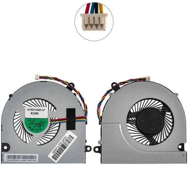 Оригінальний вентилятор для ноутбука LENOVO G710, G710A, DC 5V 0.5A, 4pin (FCN DFS531005PL0T) (Кулер)
